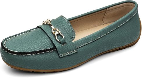 Loafers for Women Comfort Leather Loafers Cute Slip On Business Casual Dress Shoes Lightweight Work Flats Driving Mocs Walking Shoes for Women in Kuwait