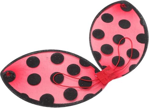 Foldable Ladybug Wings for Performance Red Cosplay Costume Prop Vibrant Color Easy to Carry Multipurpose Stage Party Accessory Random Color in Saudi Arabia