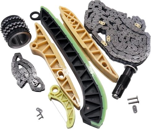 HiSport 2720520216 Engine Timing Chain Kit - Compatible with Benz C230 C80 C300 C350 CL550 CLK350 CLK550 E350 E550 G550 GL450 GL550 GLK350 ML350 ML450 ML550 R350 S400 S550 SL550 SLK280 SLK350 in Saudi Arabia