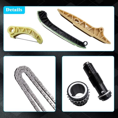 HiSport 2720520216 Engine Timing Chain Kit - Compatible with Benz C230 C80 C300 C350 CL550 CLK350 CLK550 E350 E550 G550 GL450 GL550 GLK350 ML350 ML450 ML550 R350 S400 S550 SL550 SLK280 SLK350 in Saudi Arabia