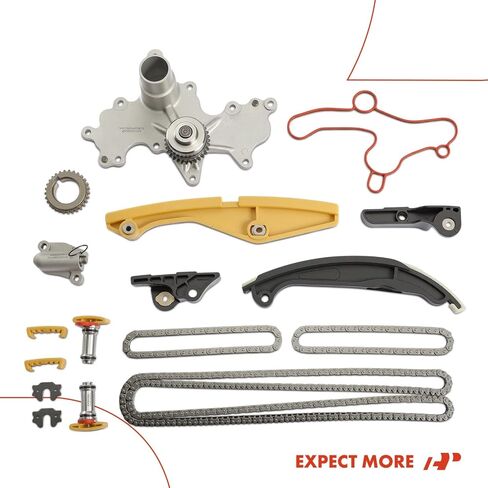 A-Premium Engine Timing Chain Kit with Water Pump Compatible with Ford F-150 2011-2012/2015-2016, Mustang 2011-2017, Police Interceptor Utility 2016-2017, Transit-150, Transit-350 HD - 3.5L 3.7L in Saudi Arabia