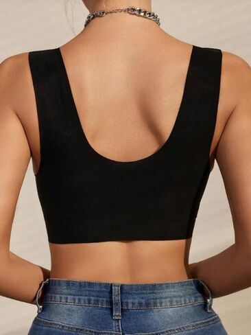Women's Sexy Smooth Wireless T-Shirt Bras Lace Vest Style Bras for Women No Underwire Ultra-Soft in Saudi Arabia