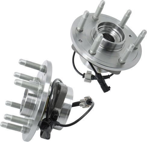 2 x 4WD Front Wheel Bearing and Hub Assembly Replacement for Silverado Sierra 1500 Tahoe Yukon XL Escalade with ABS 6-Lug 515160 in Saudi Arabia