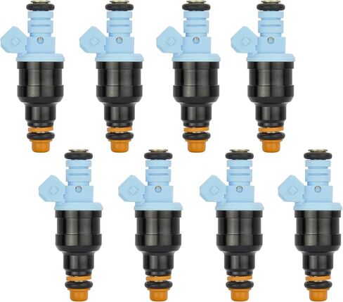 8pcs Fuel Injectors for Ford 91-96 F250 97 F50 HD 91-97 F350 F-53 Motorhome Chassis F-Super Duty 95-96 E-350 E-350 Econoline Club Wagon 7.5L 93-95 Mustang 5.0L in Saudi Arabia
