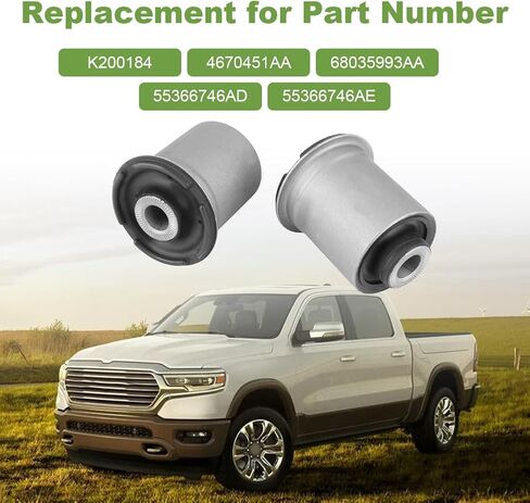طقم جلبة ذراع التحكم متوافق مع Ram 1500 2011-2019 Dodge Ram 1500 2006-2010 لاستبدال K200184 4670451AA in Saudi Arabia
