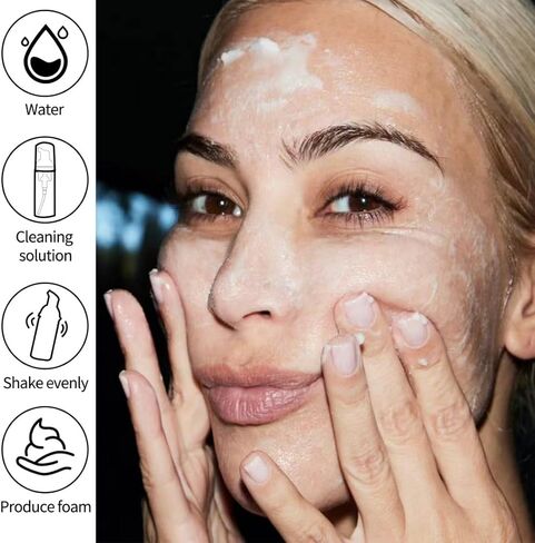 3 عبوات من زجاجات مضخة الرغوة للسفر بحجم 60 مل/2 أونصة موزع صابون رغوي صغير الحجم، موزع صابون رغوي بلاستيكي شفاف، حاويات مضخة صغيرة فارغة قابلة لإعادة الملء (ألوان مختلطة) in Kuwait