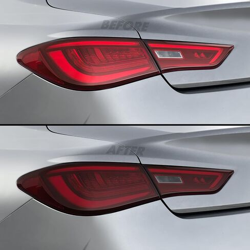 SlickMod PreCut Vinyl Smoke Tint for 2017-2022 Infiniti Q60 Tail Light (20% Dark Smoke, 2. Taillight Cutout) in Saudi Arabia