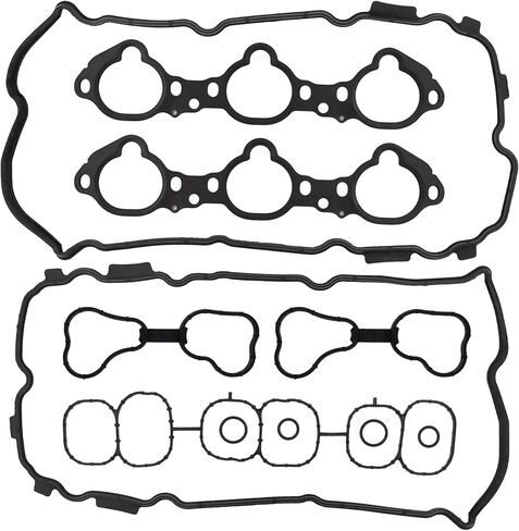 Engine Valve Cover and Intake Engine Manifold Gasket Set Fit for Nissan Infiniti Vehicle 3.5L V6 2007-2024 Altima Maxima Murano Pathfinder Quest 2014-2016 QX60 JX35 Replace# MS97143 VS50770R in Saudi Arabia