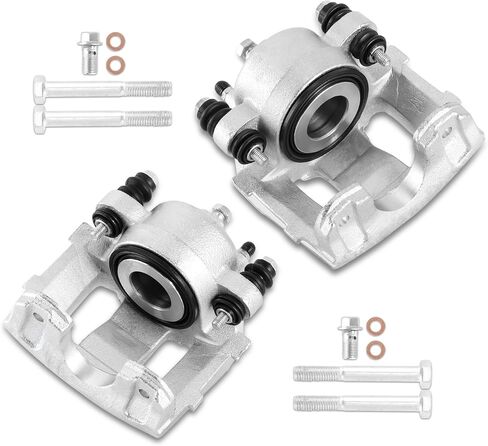 Front Brake Caliper Kit Right + Left Assembly Without Bracket 184339 184340 Compatible for Jeep Grand Cherokee Wrangler TJ 1990-2006 (Set of 2) in Saudi Arabia