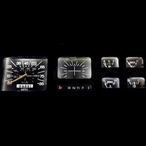 7X t10 LED لمبة قياس العدادات LED Dash Kit لوحة القيادة LED مصابيح كهربائية بديلة بيضاء باردة لشاحنة Ford 1993-1996 Bronco F150 F250 F350، Ford 1980-1986 F100 F150 F250 F350 Truck in Kuwait