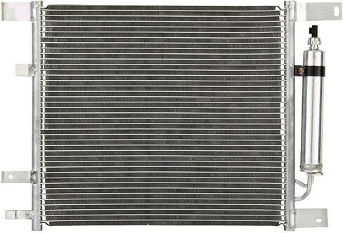 A/C Condenser | Compatible with Nissan: 12-17 Tiida; 12-18 Versa; 14-17 March; 14-18 Note/Versa Note; 15-17 Micra in Saudi Arabia