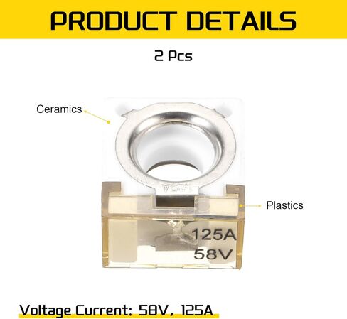 MECCANIXITY 2 قطعة الصمامات الطرفية 250A 58V غطاء الصمامات البطارية للسيارات البحرية RV الشحن in Saudi Arabia