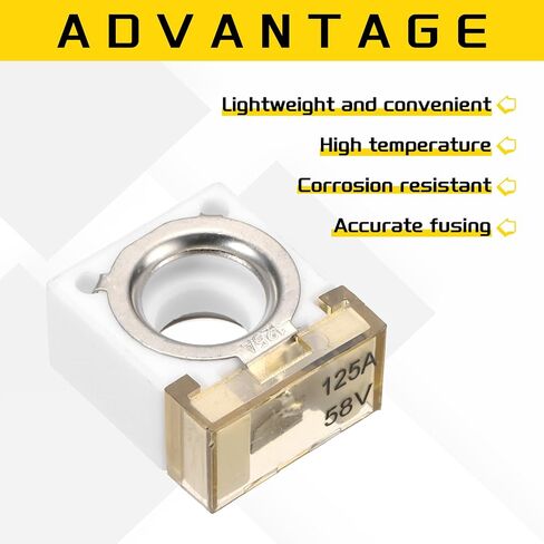 MECCANIXITY 2 قطعة الصمامات الطرفية 250A 58V غطاء الصمامات البطارية للسيارات البحرية RV الشحن in Saudi Arabia