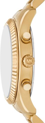 Michael Kors Men's Lexington Chronograph Gold-Tone Stainless Steel Watch Set (Model: MK9245SET) in Saudi Arabia