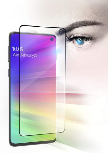 ZAGG Invisbleshield Glass Fusion Visionguard - حماية فائقة للزجاج الهجين + فلتر الضوء الأزرق الضار - واقي الشاشة - مصنوع لهاتف Samsung Galaxy S10 in Saudi Arabia