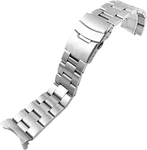 22mm Diving Steel Metal Straps for Casio for Duro MDV107 MDV106 Watch Wristbands Bracelet Stainless Steel Watchband Replacement(A Style,22mm Nologo) in Saudi Arabia
