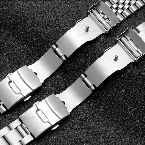 22mm Diving Steel Metal Straps for Casio for Duro MDV107 MDV106 Watch Wristbands Bracelet Stainless Steel Watchband Replacement(A Style,22mm Nologo) in Saudi Arabia