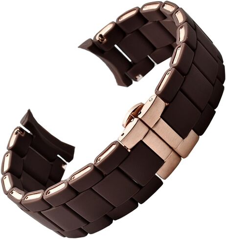 White black Silicone rubber clad steel watch band For Armani AR5905|5906|5920|5919|5859 women 20mm man 23mm Wrist strap Bracelet in Kuwait