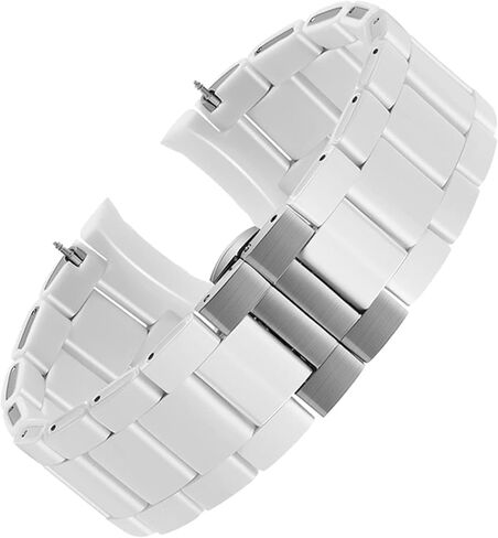 White black Silicone rubber clad steel watch band For Armani AR5905|5906|5920|5919|5859 women 20mm man 23mm Wrist strap Bracelet in Kuwait