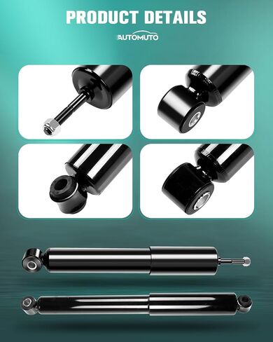 AUTOMUTO 4 Pcs Struts Shock Absorbers Compatible with 2000-2004 for Mitsubishi Montero Sport with 344294 344295 Auto Shocks - Front Rear in Saudi Arabia