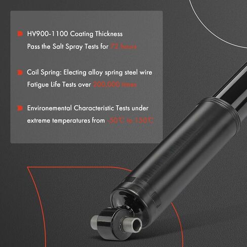 A-Premium Rear Shock Absorber Compatible with Jeep JL Series Wrangler 2018-2024, 2-PC Set in Saudi Arabia