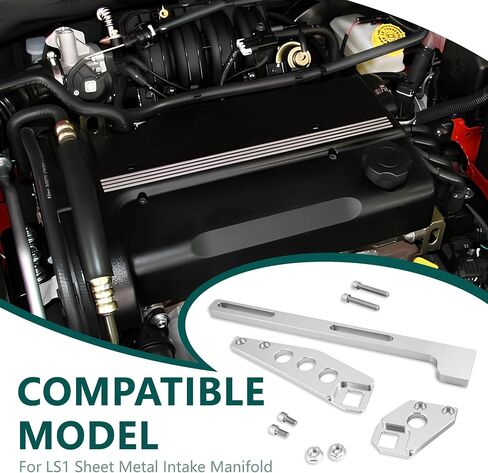 Throttle Cable Bracket Fits for Sheet Metal Intake Manifold Aluminum Chevy 4.8 5.3 5.7 6.0 Corvette Camaro Pontiac Replaces 551446 LS1 LS2 LS6 in Saudi Arabia