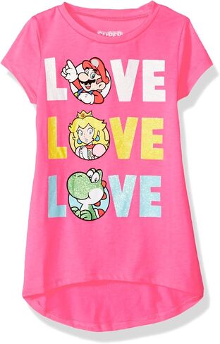 Nintendo Girls' Mario, Princess Peach, Yoshi Triple Love in Glitter in Saudi Arabia