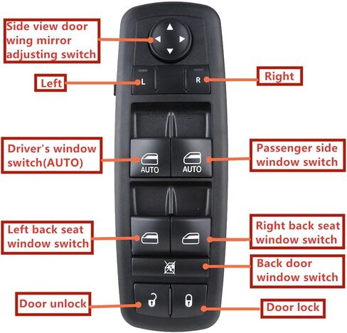 4602863AB 4602863AC 04602863AB 4602863AD Power Window Control Switch 1Pcs in Saudi Arabia