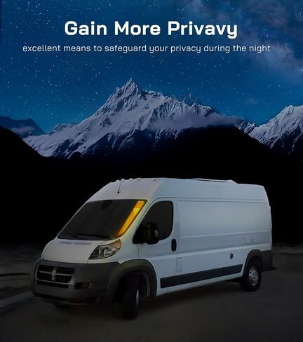 Windshield Cover for Ram Promaster Van,2014-2025,Insulated Blackout Foldable Windshield Sunshade, AllSeasonGuard in Saudi Arabia