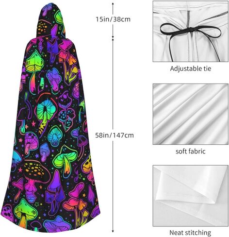 عباءة بغطاء للرأس للبالغين من الجنسين، رأس أشباح وردي لطيف لأزياء الهالوين التنكرية in Kuwait