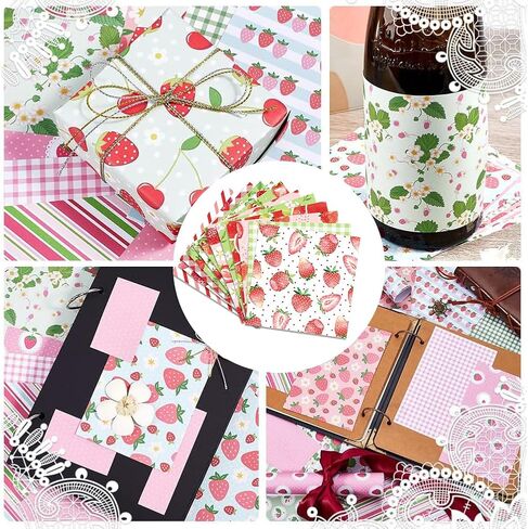 GORGECRAFT 24 Sheets 12 Styles Brick Scrapbook Paper Pad 5.98x5.98inch Single-Sided Decorative Decoupage Cardstock Paper Background Supplies for Journaling Planners Card Making Photo Album Origami in Saudi Arabia
