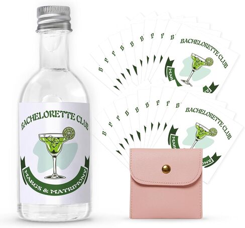 20 قطعة من ملصقات المشروبات الكحولية لحفلات العزوبية والزواج، 50 مل من ملصقات التكيلا مع حقيبة، والهوامش وحفلات خطوبة الزواج (BACHELORETTE) in Kuwait