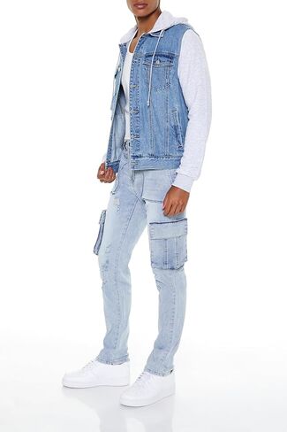 Forever 21 Men's Removable Cargo Pocket Jeans in Saudi Arabia