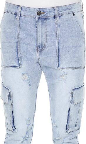 Forever 21 Men's Removable Cargo Pocket Jeans in Saudi Arabia