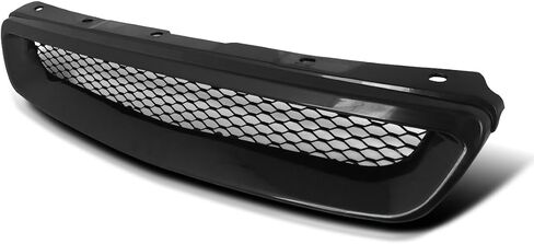 Spec-D Tuning JDM Black Metal Type Mesh Front Hood Grille R Compatible with 1996-1998 Honda Civic EK DX LX EX in Saudi Arabia