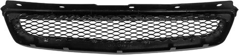 Spec-D Tuning JDM Black Metal Type Mesh Front Hood Grille R Compatible with 1996-1998 Honda Civic EK DX LX EX in Saudi Arabia