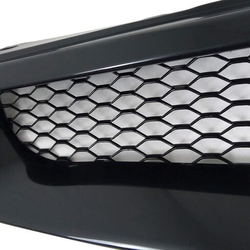 Spec-D Tuning JDM Black Metal Type Mesh Front Hood Grille R Compatible with 1996-1998 Honda Civic EK DX LX EX in Saudi Arabia