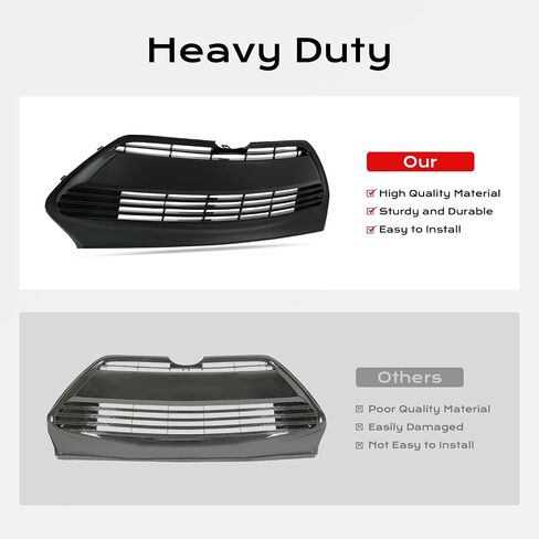 KARPAL Front Bumper Grille Upper and Lower Grill Set with Fog Covers Brackets Fit for 2017 2018 2019 Toyota Corolla LE XLE CE in Saudi Arabia