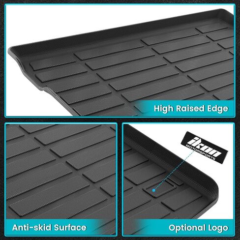 FREEMOTOR802 Compatible with 2023-2025 Dodge Hornet 2024-2025 Alfa Romeo Tonale Trunk Mat, Black 3D Molded Car Rear Carpets Liner Protection TPE All Weather Boot Tray Cover Protector Pad in Saudi Arabia