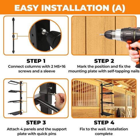 Adjustable Height Saddle Rack Wall Mount Saddle Rack Wall Mount - Saddle Rack Stand -Wall Mounted Equestrian Saddle Holder - 2-4 Tiered Options - Supports to 250LB in Saudi Arabia