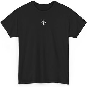 GENERIC Unisex-Adult Purple Short Sleeve Crew Collar Solid T-Shirt, Bitcoin T-Shirt in Saudi Arabia
