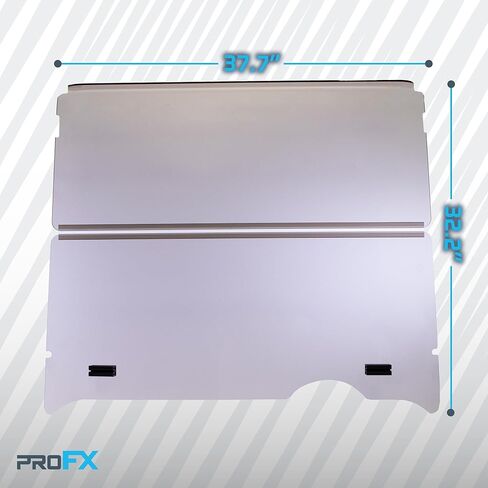 الزجاج الأمامي لعربة الجولف ProFX متوافق مع EZGO RXV | تصميم ملون قابل للطي | يناسب موديلات 2008-2023 E-Z-GO RXV | صنع في أمريكا in Kuwait