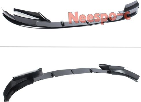 جناح ممتص الصدمات الأمامي متوافق مع BMW M5 F10M 2012-2016 أسود لامع 4 قطع M Style Air Chin Body Kit الملحقات الخارجية in Kuwait