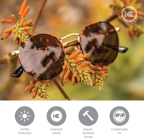 نظارات شمسية مستقطبة من Knockaround Love & Hayts للرجال والنساء - عدسات مقاومة للصدمات وحماية كاملة من الأشعة فوق البنفسجية 400 in Kuwait