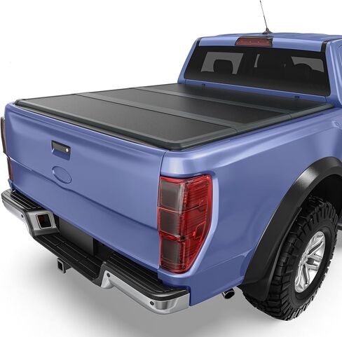 غطاء تونيو صلب ثلاثي الطي من FRP مناسب لسيارة Ford F250 F350 F-250 F-350 Superduty 1999-2025، سرير Fleetside 6.8 قدم in Kuwait