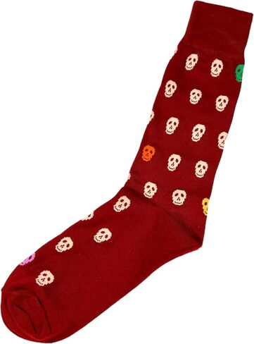PAUL SMITH MEN'S SOCK SKULL BURGUNDY in Saudi Arabia