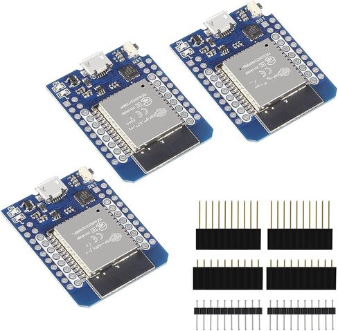 ACEIRMC D1 Mini NodeMCU ESP32 ESP-WROOM-32 WLAN WiFi Bluetooth IoT Development Board 5V Compatible for Arduino (5pcs) in Saudi Arabia