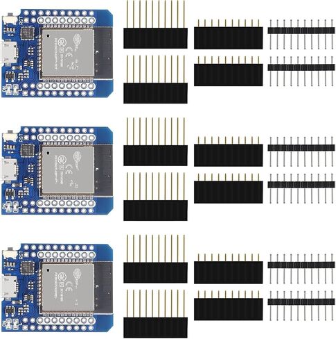ACEIRMC D1 Mini NodeMCU ESP32 ESP-WROOM-32 WLAN WiFi Bluetooth IoT Development Board 5V Compatible for Arduino (5pcs) in Saudi Arabia