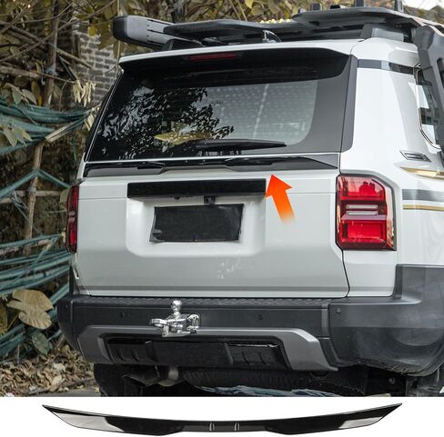 جناح مركز MC لـ 2024 2025 Toyota Land Cruiser 250&1958 Prado LC250 غطاء ديكور خلفي خاص طقم هيكل صندوق السيارة الخارجي للطرق الوعرة أسود ملحقات ضبط الضبط (الحديدية) in Kuwait