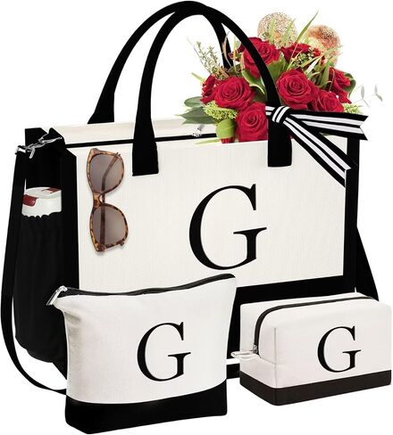 YOOLIFE Initial Tote Bag and Initial Crossbody Bag in Saudi Arabia